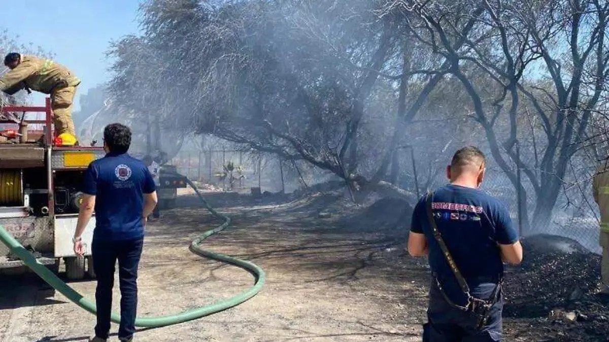 Incendios por fuertes vientos